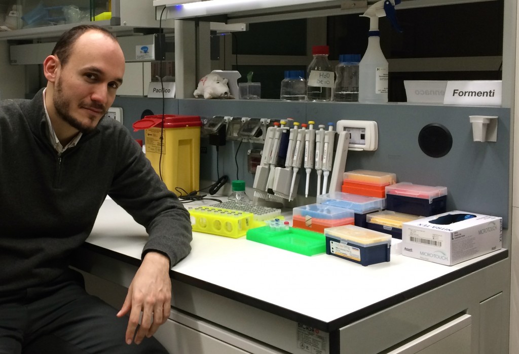 La mia postazione al Cattaneo lab